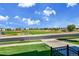 View of front yard, street, and golf course at 11960 S Allerton Cir, Parker, CO 80138