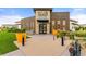 Community center with bike racks and outdoor seating at 16231 E Warner Pl, Denver, CO 80239
