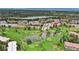 Aerial view showing condo location on golf course at 650 S Alton Way # 5D, Denver, CO 80247