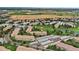 Aerial view of condo building and surrounding golf course at 650 S Alton Way # 5D, Denver, CO 80247