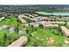Aerial view showing the property's location within a golf course community at 650 S Alton Way # 5D, Denver, CO 80247