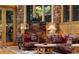 Cozy living room with stone accents, comfortable seating, and southwestern decor at 3015 3Rd St, Boulder, CO 80304