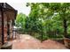 Stone patio with a metal railing and views of the surrounding landscape at 3015 3Rd St, Boulder, CO 80304
