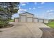 Detached barn-style garage with multiple garage doors at 3081 W 151St Ct, Broomfield, CO 80023
