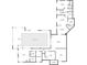 Basement floor plan showcasing a swimming pool, sauna, and Gathering room at 3081 W 151St Ct, Broomfield, CO 80023
