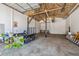 Large workshop with high ceilings and plenty of room for tools and equipment at 3081 W 151St Ct, Broomfield, CO 80023