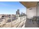 Private balcony with stunning city views at 2001 Lincoln St # 1823, Denver, CO 80202