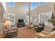 Spacious living room with high ceilings, hardwood floors, and ample natural light at 3953 Blue Pine Cir, Highlands Ranch, CO 80126