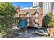 Aerial view of the building and surrounding area at 801 N Pennsylvania St # 405, Denver, CO 80203