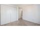 Spacious bedroom with double closets and doors at 801 N Pennsylvania St # 405, Denver, CO 80203