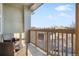 Private balcony with views of the surrounding neighborhood at 15455 Canyon Rim Dr # 307, Englewood, CO 80112