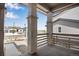 Covered front porch with view of the neighborhood at 3442 N Gold Bug Ct, Aurora, CO 80019