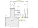 First floor plan including kitchen, great room, study and 3-bay garage at 3442 N Gold Bug Ct, Aurora, CO 80019