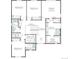 Second floor plan with primary suite, three bedrooms, and laundry room at 3442 N Gold Bug Ct, Aurora, CO 80019