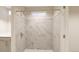 Spacious bathroom with shower and marble tile at , Aurora, CO 80019