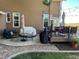 Patio area with grill and outdoor furniture at 5016 Cresthill Pl, Highlands Ranch, CO 80130