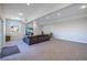Spacious finished basement with a comfortable seating area at 41860 Muirfield Loop, Elizabeth, CO 80107