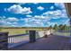 Deck overlooking expansive views of fields and distant homes at 41860 Muirfield Loop, Elizabeth, CO 80107