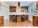 Kitchen breakfast nook with seating for four and a view to Gathering room at 3624 S Ivory Ct, Aurora, CO 80013