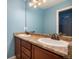 Bathroom with double vanity and a shower at 42395 Forest Oaks Dr, Elizabeth, CO 80107