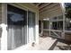 Private patio with sliding glass door access at 12503 E Pacific Cir # E, Aurora, CO 80014