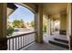 Inviting front porch with view of the neighborhood at 22264 E Frost Pl, Aurora, CO 80016