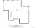 Basement floorplan showing a large open area at 22264 E Frost Pl, Aurora, CO 80016