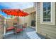 Private patio with seating area and gas grill at 7370 E Florida Ave # 1020, Denver, CO 80231