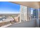High-rise balcony boasting stunning city and mountain views at 1020 15Th St # 21C, Denver, CO 80202