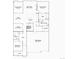 First-floor plan showcasing the layout of the main living areas, including the kitchen, great room, and owner's suite at 1278 Raindance Pl, Erie, CO 80516