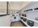 Well-organized pantry with ample shelving for storage at 13715 Emerald Lake St, Parker, CO 80138