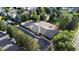Aerial view of a single-story building with playground and parking lot at 461 Tyler Ave, Louisville, CO 80027