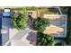 Aerial view of the building and playground, including a hot tub at 461 Tyler Ave, Louisville, CO 80027