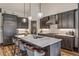 Gourmet kitchen with custom cabinetry and a large island at 378 River Park Dr, Breckenridge, CO 80424