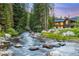 Luxury home nestled on the banks of a scenic river at 378 River Park Dr, Breckenridge, CO 80424