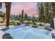 Relax in a hot tub with mountain views at sunset at 378 River Park Dr, Breckenridge, CO 80424
