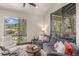 Bright living room with large windows and mountain views at 378 River Park Dr, Breckenridge, CO 80424