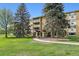 Another view of the building's exterior and entrance at 9340 E Center Ave # 2C, Denver, CO 80247