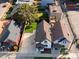 Aerial view showing property and adjacent houses at 512 W 8Th Ave, Denver, CO 80204