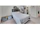 Cozy bedroom with double bed and window at 1199 S Waco St # E, Aurora, CO 80017