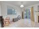 Dining area with access to a patio and storage bench at 1199 S Waco St # E, Aurora, CO 80017