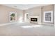 Spacious bedroom with fireplace and carpeted floors at 965 N Pennsylvania St, Denver, CO 80203