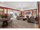 Spacious living room and dining area with hardwood floors at 965 N Pennsylvania St, Denver, CO 80203