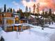 Luxury home in a mountain community with stunning sunset views at 27 Boulder Cir, Breckenridge, CO 80424