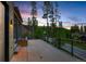 Spacious deck with mountain views and sunset at 27 Boulder Cir, Breckenridge, CO 80424