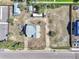 Aerial view of house, showing its location on a lot and proximity to the road at 4550 Miller St, Wheat Ridge, CO 80033