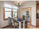 Breakfast nook with table, chairs, and access to pantry at 10215 W Wesley Dr, Lakewood, CO 80227