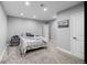 Finished basement bedroom with double bed and ample closet space at 10215 W Wesley Dr, Lakewood, CO 80227