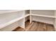 Bright walk-in pantry with ample shelving at 3144 S Wheeling Way # 107, Aurora, CO 80014