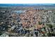 Aerial view of the property and surrounding neighborhood at 457 S Vine St, Denver, CO 80209